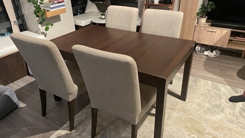 Ikea extendable dining set - extendable,